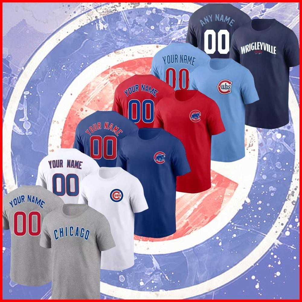 

ГОРЯЧАЯ РАСПРОДАЖА - Персонализированное имя и номер Chicago Cubs, на заказ, 2025, фанатское, БЫСТРАЯ ДОСТАВКА M