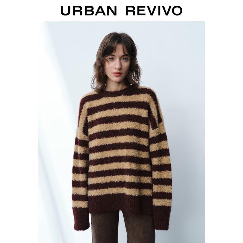 

Women s Color Block Stripe Knit Sweater M