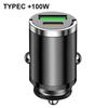 SEAMETAL 30W/100W Mini Billader Hurtiglading QC3.0 Mini PD USB Type C Biltelefonlader for Xiaomi Samsung Huawei