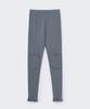 Koseumoseu Patched Ruffle Trim Leggings (Grey)