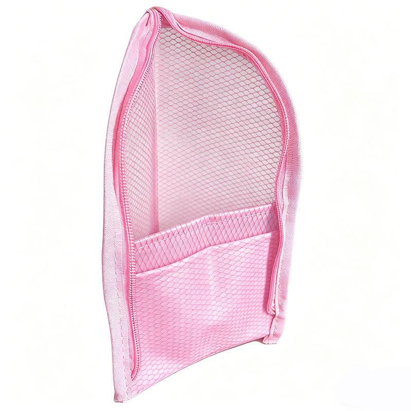 Mesh Toiletry Bag Portable Travel Cosmetic Organizer Shower Storage Pouch for Toothbrush Razor Makeup Supplies