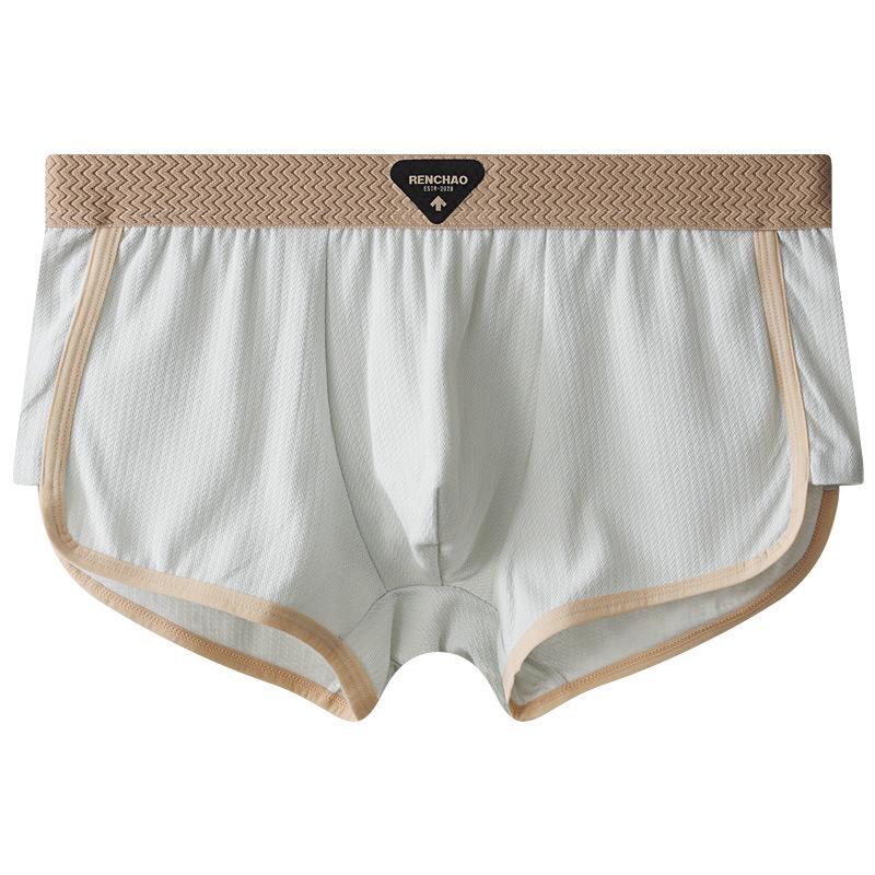 

Men s Plus Size Breathable Mid-Waist Solid Color Boxer Briefs Extra Large