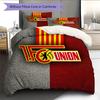 1. FC Union Berlin Muster Bettwäsche Bettdecken-Set Heimdekoration Geschenk (1 Bettbezug + 2 Kissenbezüge (ohne Füllung)).xwn