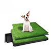 Dog Grass Toilet with Pee Pad Washable Dog Grass Pad Reusable Odor-Control for Pet Training Easy-Clean Pee Pads Non-Slip Mats