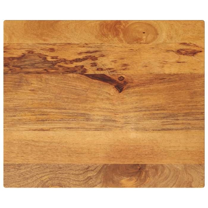 VidaXL Dessus de table 60x50x2,5 cm rectangulaire bois massif manguier, dessus de table en bois, dessus de table basse, 371587
