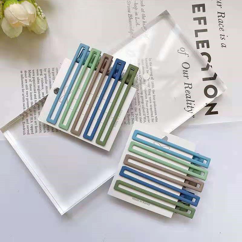 Clipsuri de păr mate Spot Morandi: Clipsuri Duckbill și agrafe Bobby pentru fete în culori macaron