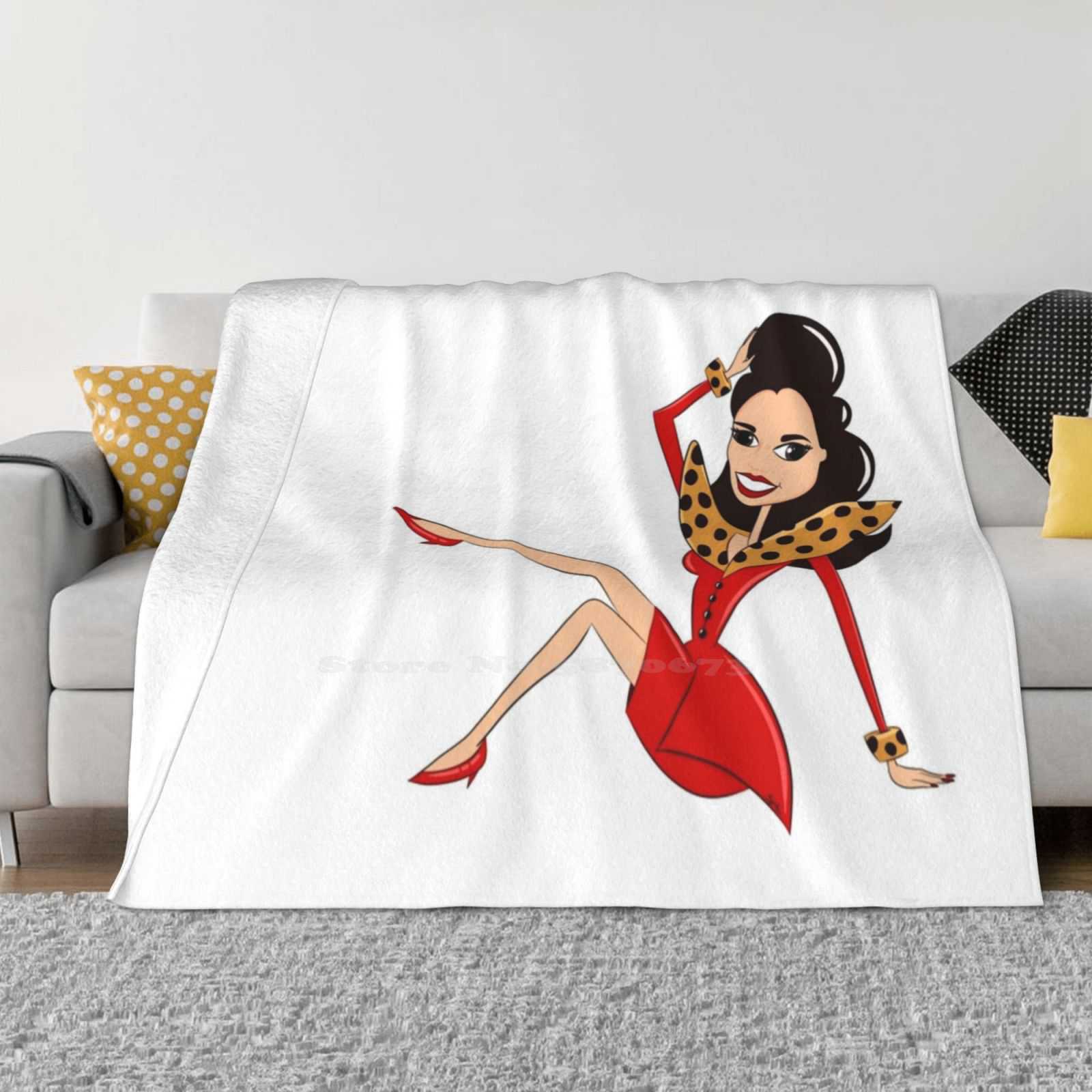The Nanny Soft Warm Blanket Sofa/Bed/Travel Love Gifts The Nanny Miss Fine Fran Drescher Fran Fine 90S Sitcom Tv Shows Comedy 30x40in