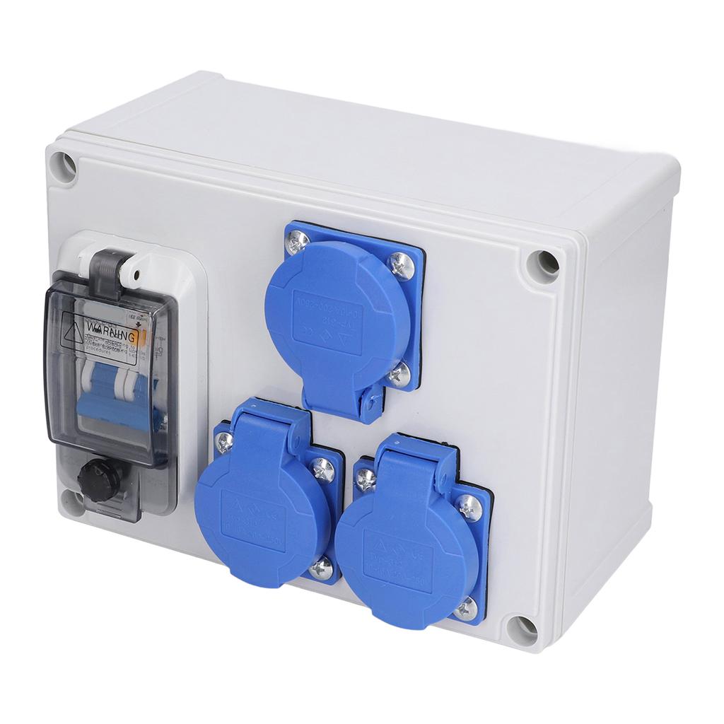 Priza de perete Dublă Priza Germană Cutie Receptacul 200?250V cu RCD 230V 40A 1P+N