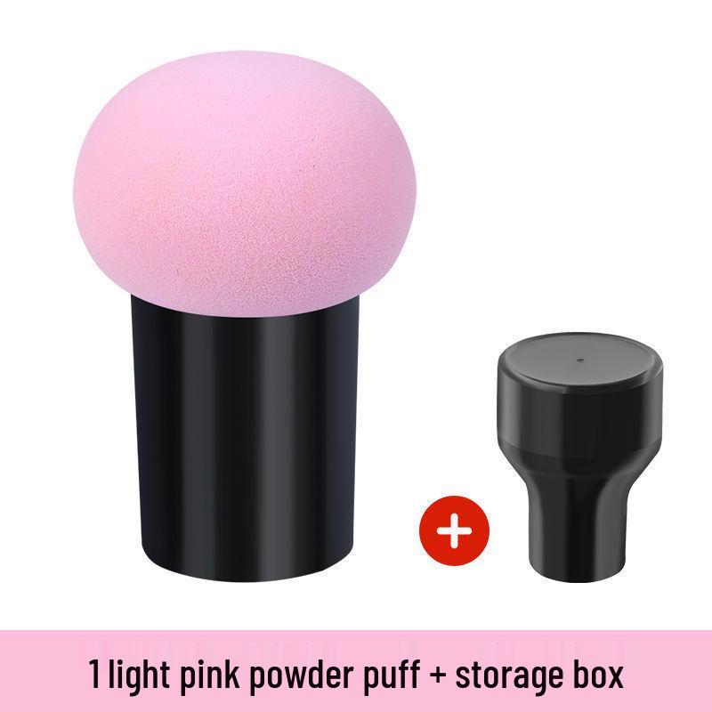 

Mushroom Head Beauty Sponge: Dual-Use Foundation Puff for Dry & Wet Application. Mushroom Head 1 Piece + Storage Box