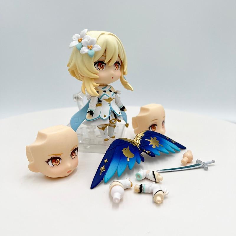 Genshin Impact Traveler /Lumine Anime Figure #1717 Genshin Impact Aether Action Figure Adult Collection Model Doll Toys