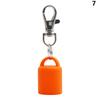 High Quality Practical Silicone Keychain Cap Portable Durable Holder Keychain Compatible For Lip Balm Lipstick Storage Cap