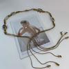 Vintage Woven Bohemian Waist Rope With Skirt Ethnic Style Decorative Summer Belt Simple Waist Chain Belt