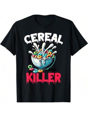 Cereal Killer Lustiger Erwachsenenhumor Aufdruck T-Shirt