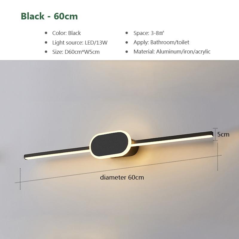 Moderne LED Wandleuchte Minimalistisch Kreativer Streifen Warm Luxuriöse Heimleuchten Für Badezimmer Garderobe Schlafzimmer Nachttisch Wanddekoration
