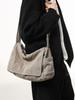 Women's Large Canvas Crossbody Bag: Retro Japanese Style, Versatile Backpack for College Students