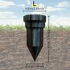 Outdoor Spare Key Hider - Waterproof Stake Key Safe Box, Hidden Key Container for Garden, Yard, Patio & Outdoor Security