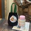 New Canvas Bundle Portable Tote Bag Thermos Cup Braised Cup Protective Bag Thermal Insulation Bucket Bag Handheld Mom Bag