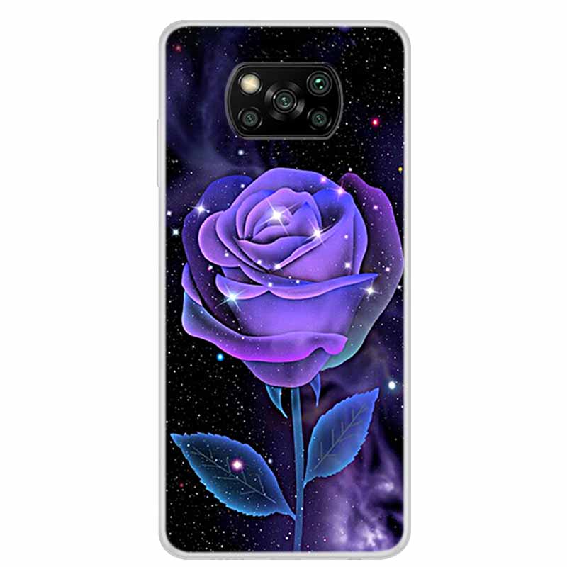 For Poco X3 Pro Case X3 NFC 6.67" Clear Marble Soft TPU Silicone Back Case for Xiaomi Poco X3 NFC Phone Covers Shockproof Fundas