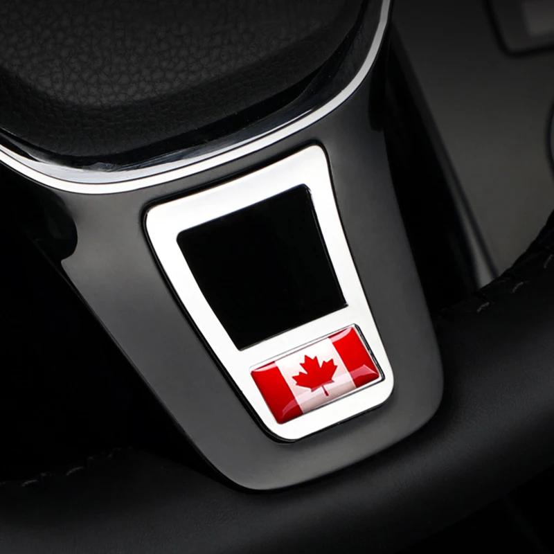 Car Emblem Steering Wheel Cover Sticker For Volkswagen VW Golf Polo Passat CC Tiguan Rline Jetta Atlas Bora Touran Lavida Sharan