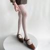 Womens Japanese JK Vintage Flower Jacquard Fishnet Tights Stockings Sexy Hollowed Out Lace Sheer Pantyhose Leggings