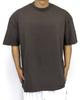 Pasiensia Plain Oversized Slub Short Sleeve Charcoal