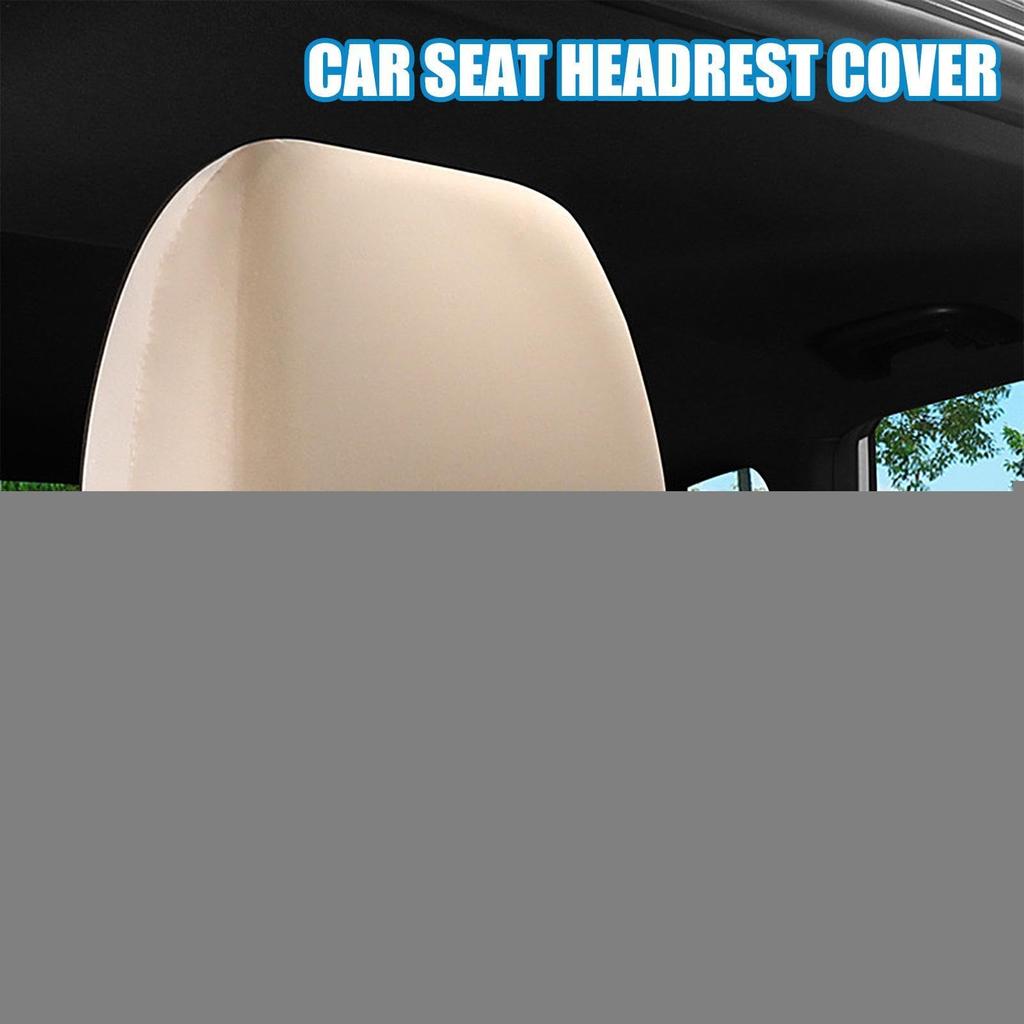 Headrest Cover Universal Model Headrest Cover for Car Mount Driver Passenger Seat Cover Car