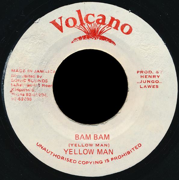 7inch Record YELLOWMAN - Bam Bam NONE Volcano 1982 Jamaica Reggae, Ska & Dub Used