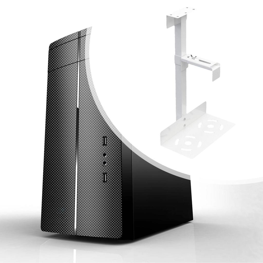 CPU Mount Bracket under Desk, Computer Bracket, Wall Host Easy to Install, P