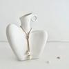 Kroppsvase Hvit keramikkvase Minimalistisk stil, Unik statuekunstbustvase, moderne abstrakt blomstervase for hjemmeinnredning, midtdeler, borddekorasjon