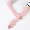 UV Protection Summer Sunscreen Arm Sleeve Mittens Arm Cover Ice Arm Cuffs Fingerless Driving Gloves