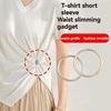 Adjustable Hem Clip Metal Ring No Sew Clip Creative Fabric Fastener  For Dresses
