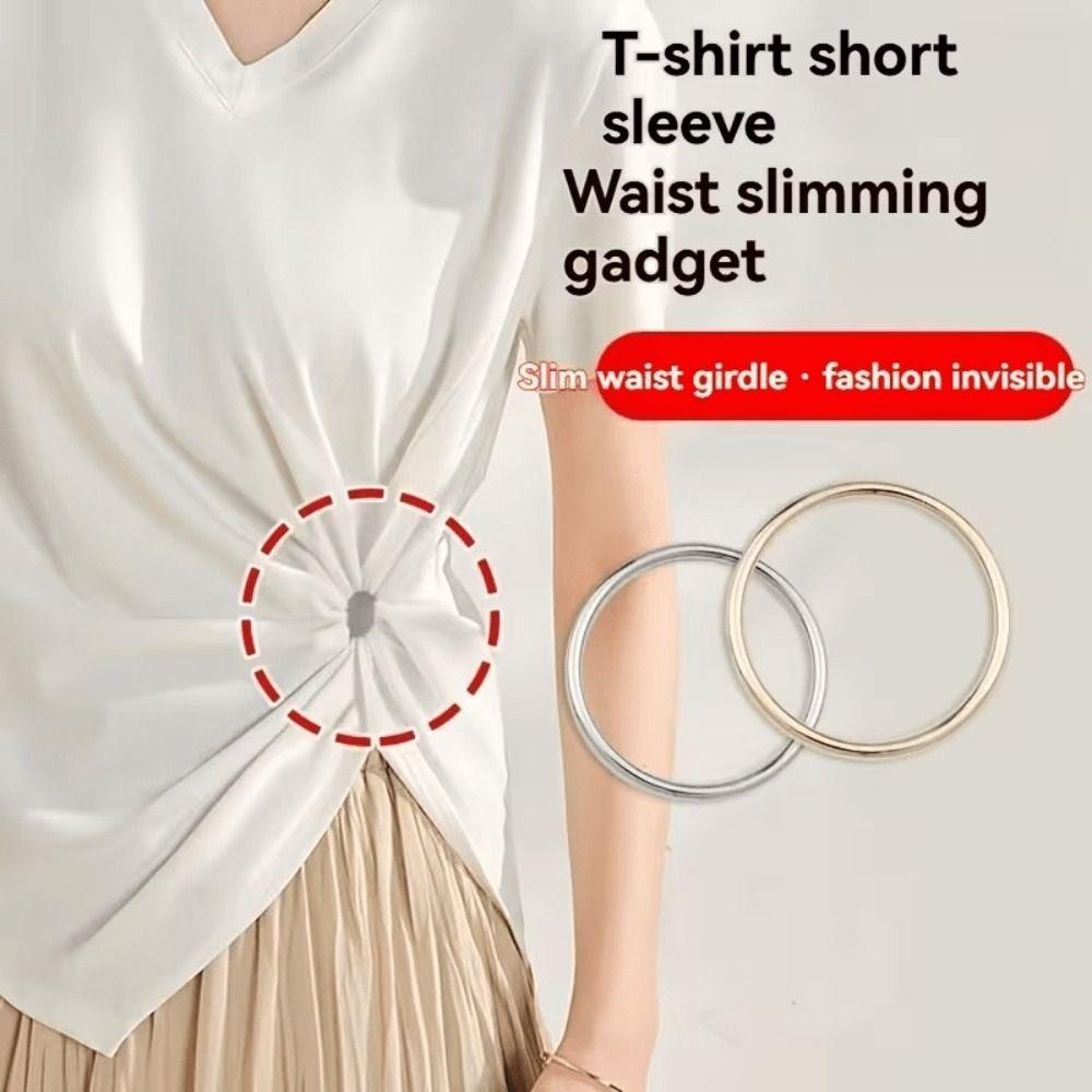 Adjustable Hem Clip Metal Ring No Sew Clip Creative Fabric Fastener For Dresses