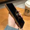 High-end Cowhide Leather Phone Case for Samsung Galaxy S26 Ultra S25 S24 S23 S22 A57 Camera Lens Protection Luxury Soft Cover