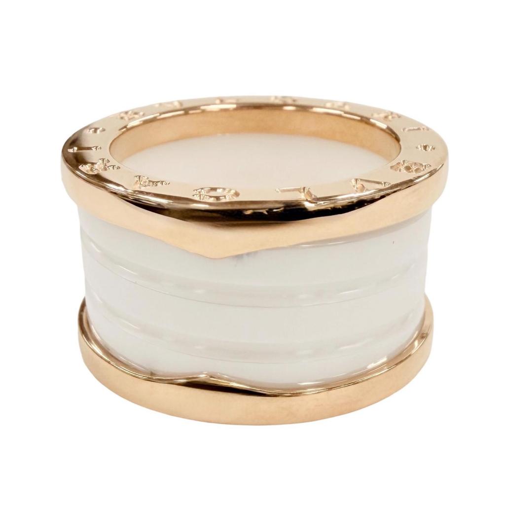 Excellent BVLGARI Ring Bee zero one ring Pink gold AU750 Women CV32932 Used