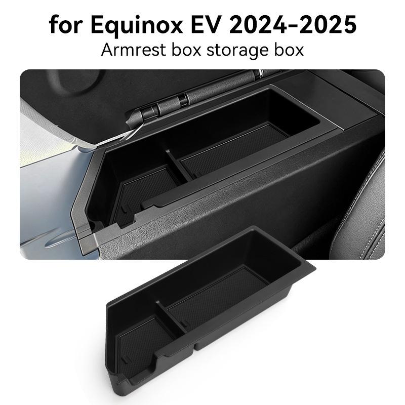 Center Console Armrest Storage Box for 2024-2025 Traverse Equinox EV ABS+PVC