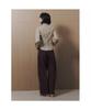 8SECONDS Garment-Dyed Curved Tabe Pants Brown