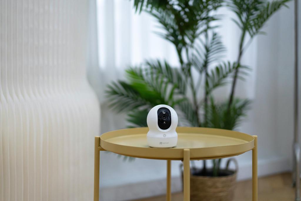 EZVIZ CP1 Pro 2MP Telecamera di Sicurezza per Animali Domestici da Interno Continua [Full HD/Pan-Tilt/Rilevamento del Movimento/Tracciamento Automatico/Visione Notturna/Audio Bidirezionale/Giapponese