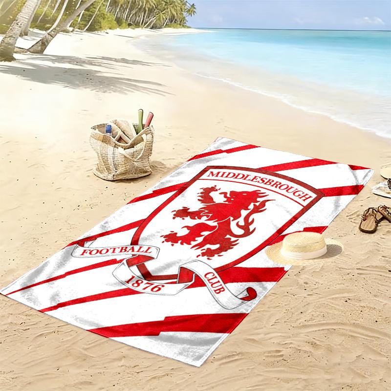 Middlesbrough Towel, Large Soft Quick Dry Towel for Beach Camping Swimming