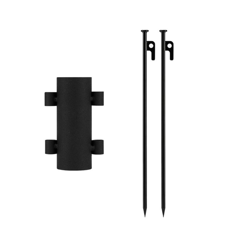 Adjustable Tent Support Bracket Ground Nail Hammer Awning Fixing Clamp Clip Artifact for Camping Tent Outdoor Activities