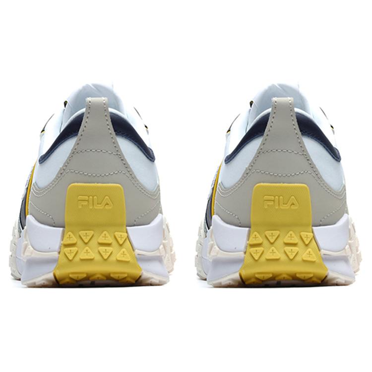 New FILA Athletics Brick Shoes 'White Grey Yellow' F12M211119FWP