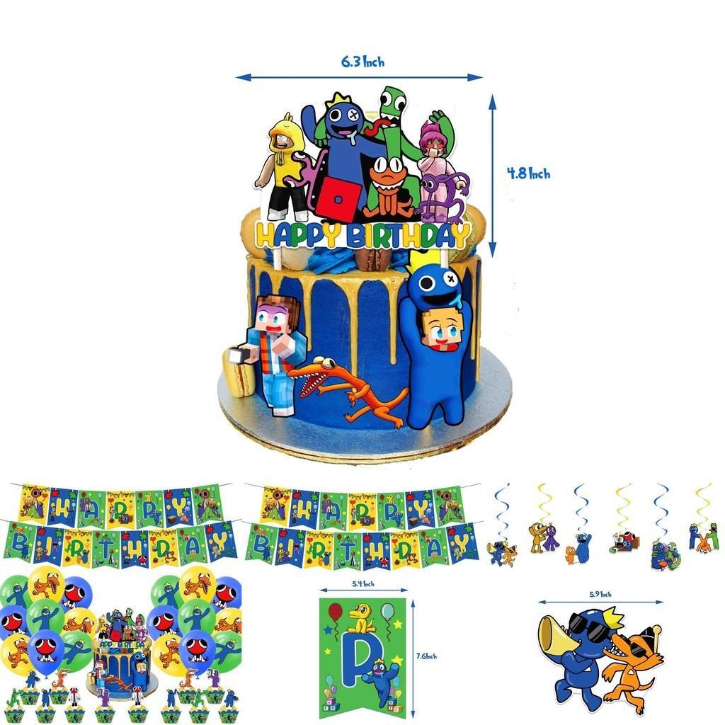 Get Ready For A Memorable Party With Roblox Rainbow Friends Birthday Decorations