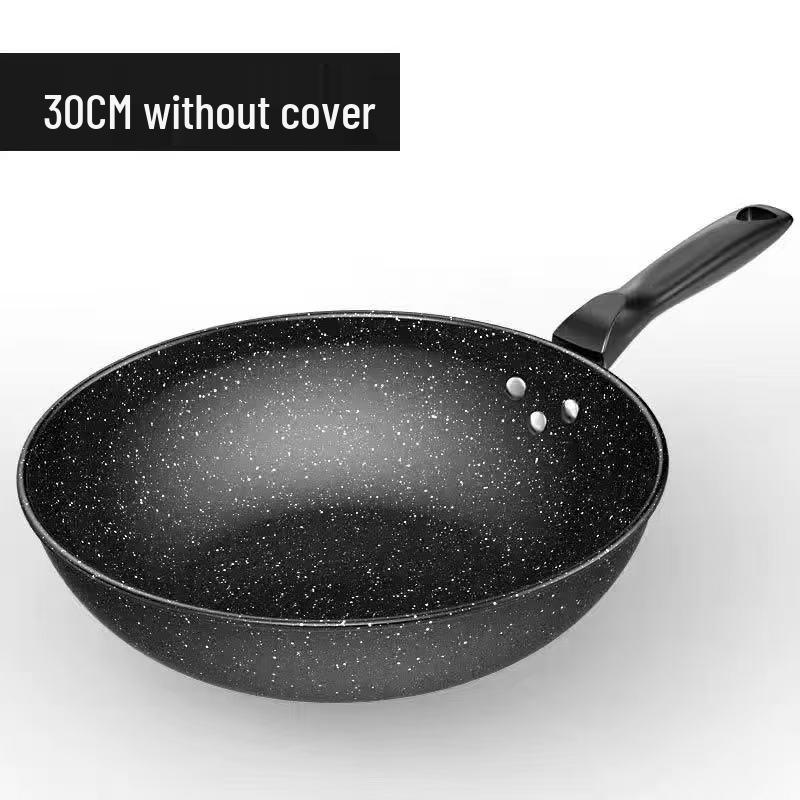 

Вок из чугуна с антипригарным покрытием из майфанского камня для индукционных плит Factory Direct Price