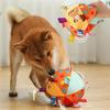 Stress Relief Interactive Ball Dog For Aggressive Chewing Training, Bite Sound Resistance, Plush Handle