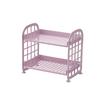 Two-Tier Folding Jewelry and Cosmetics Organizer for Bathroom or Desk