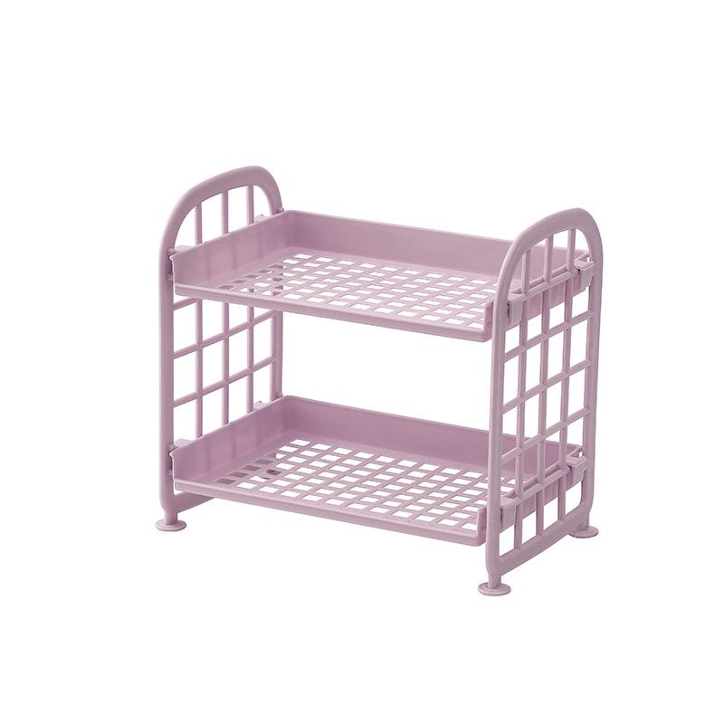 

Custom Double-Layer Foldable Cosmetic & Jewelry Organizer for Bathroom and Desktop