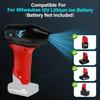 Adjustable Air Duster Jet Fan Mini Blower Tool For Milwaukee 12V Lithium Battery Powered Jet Dry Blower Compressed Air Duster