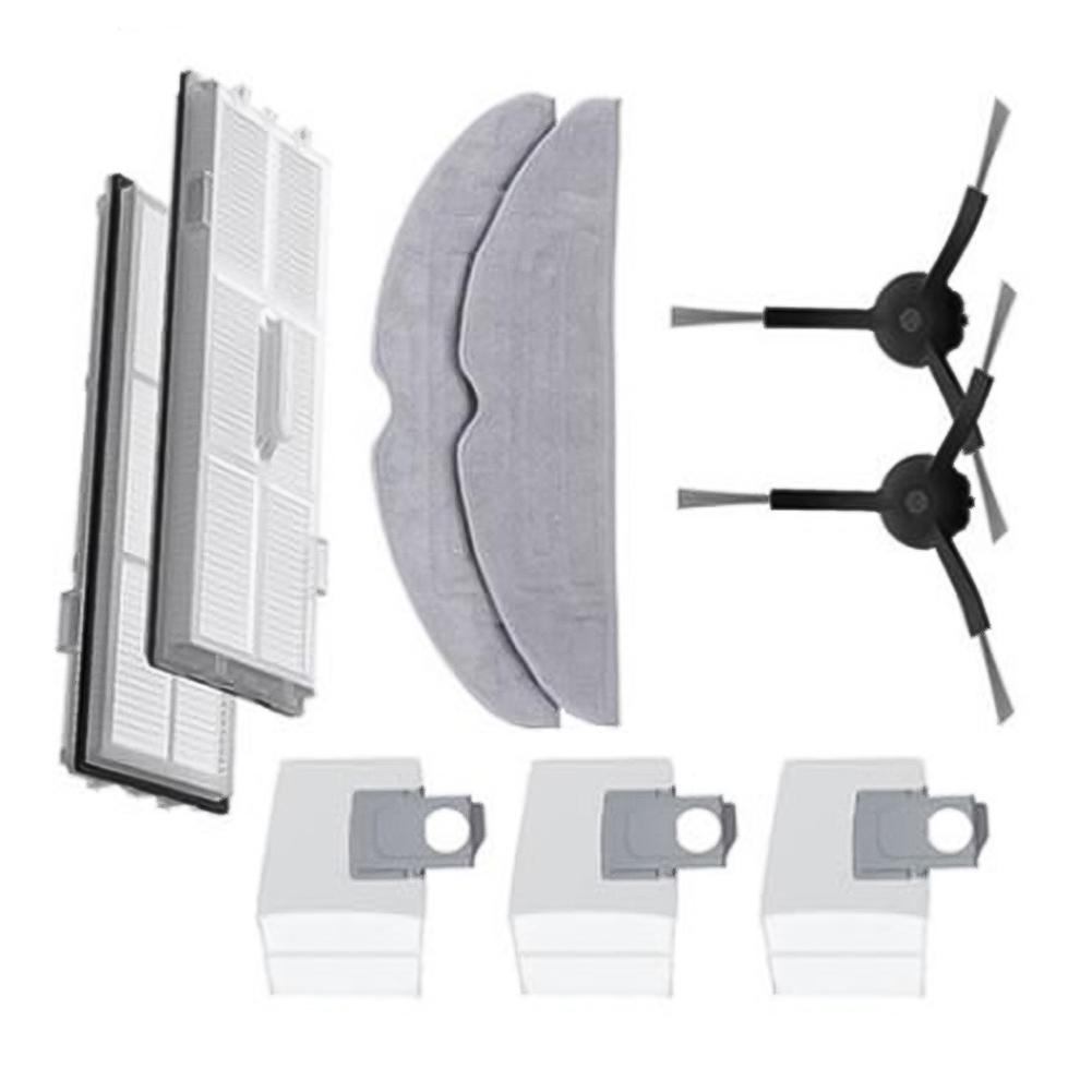For RoborockS8 Dust Bag Kit S8 Plus S8 Pro Ultra Side Brush Filter