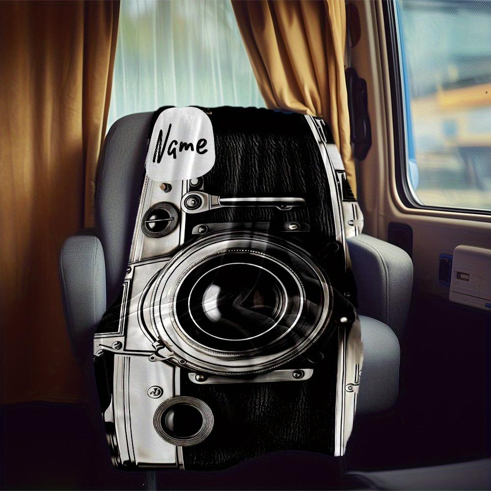 Camera Customize Your Name Rv Blanket Comfortable Soft Lightweight Allseason Multipurpose Blanket For Travel Camping Picnics Sofas Rvs Beds Living