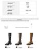 Knight Vintage Fleece-Lined Knee-High Western Cowboy Buckle Boots 2024 Autumn/Winter Collection with Chunky Heels
