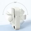 Tragbarer magnetischer Reiseventilator 8-24 Std. Laufzeit Wiederaufladbar und steckbar Tischventilator Kleiner persönlicher Ventilator